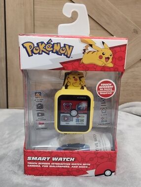 Pokémon Pikachu Interactive Kids Smartwatch with Touchscreen- new in box